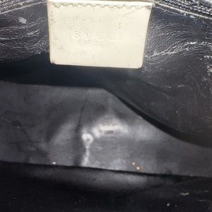 Gucci Patent Bamboo Shoulder bag